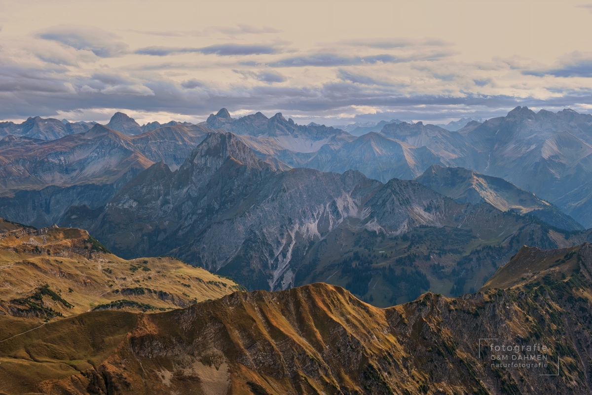 Ausblick vom Nebelhorn